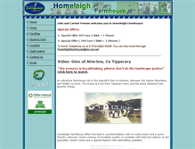 Tablet Screenshot of homeleighfarmhouse.com